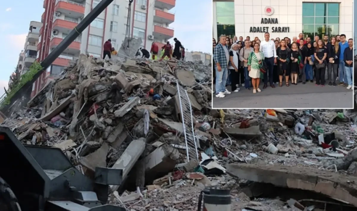 Adana’da Deprem Davasında Sanıklara 15 Yıl Hapis Cezası