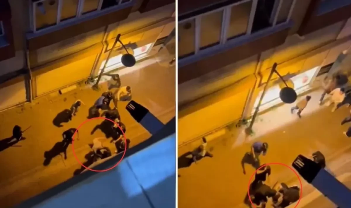 Aralarına Aldıkları Adamı Acımadan Dövdüler