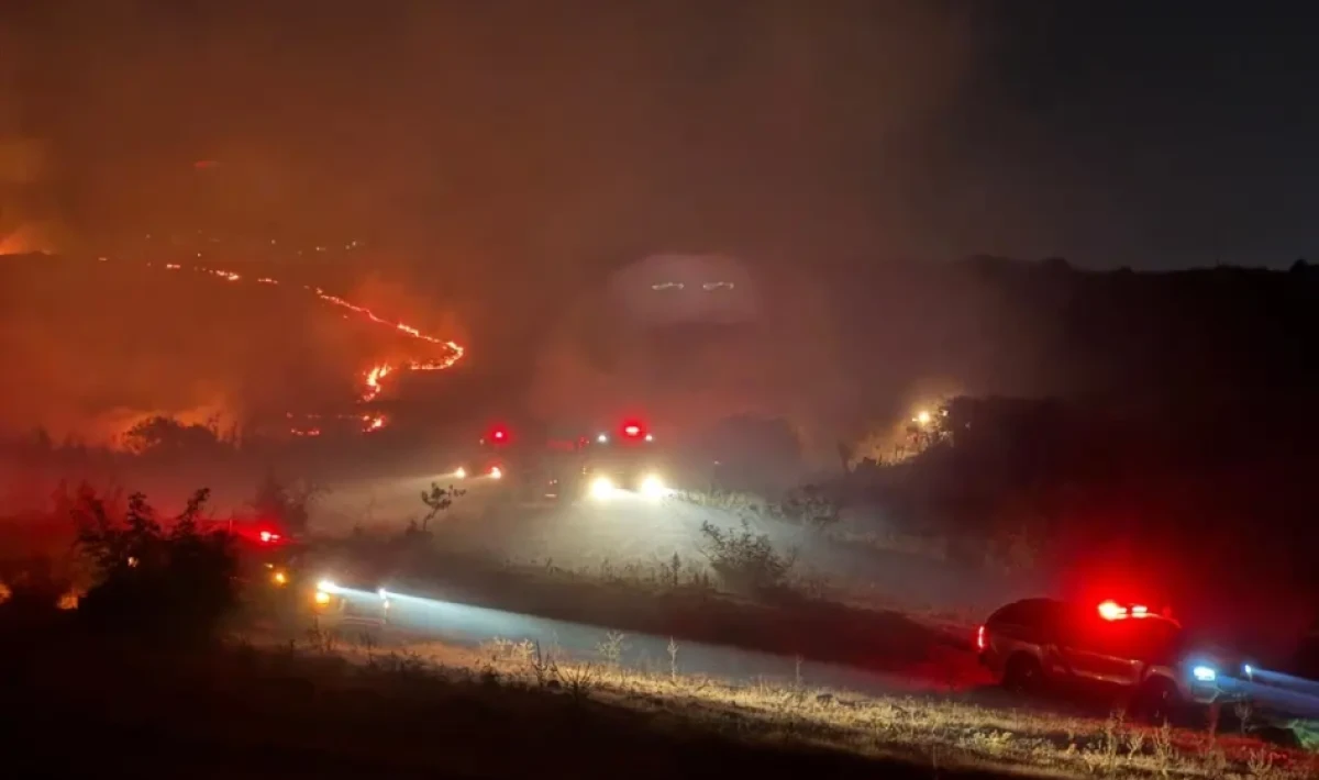 Balıkesir’de Otluk Alanda Tehlikeli Yangın İhbarı