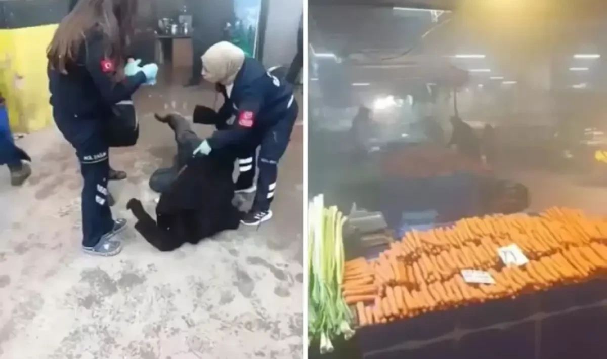 Bursa’da Kapalı Pazarda Yangın — Bir Kişi Hastaneye Kaldırıldı