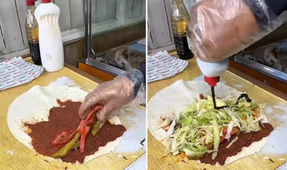 Çiğköftecide hijyen skandalı: deterjan şişesini sos kabı yaptılar