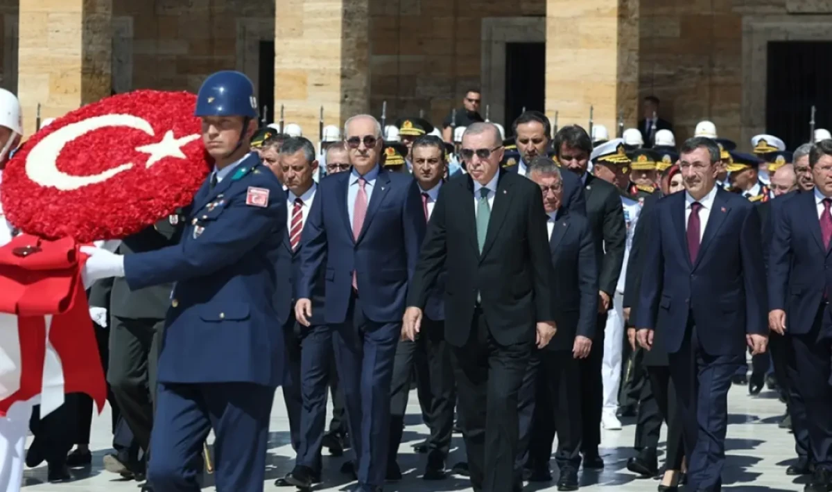 Cumhurbaşkanı Erdoğan’ın Anıtkabir Ziyareti: Yürüyüş Sırasında Atılan Sloganlar Dikkat Çekti