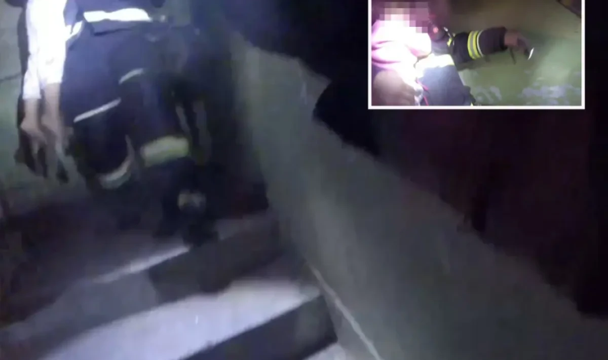 Diyarbakır’da Alevler Yükseldi: Apartman Yangını Kurtarma Görüntüleri Kask Kamerasında