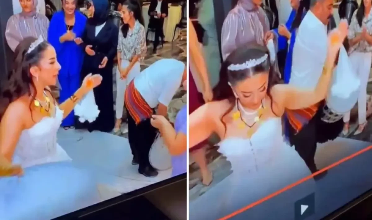 Düğünden bir yıl sonra ortaya çıkan görüntü şaşkına çevirdi