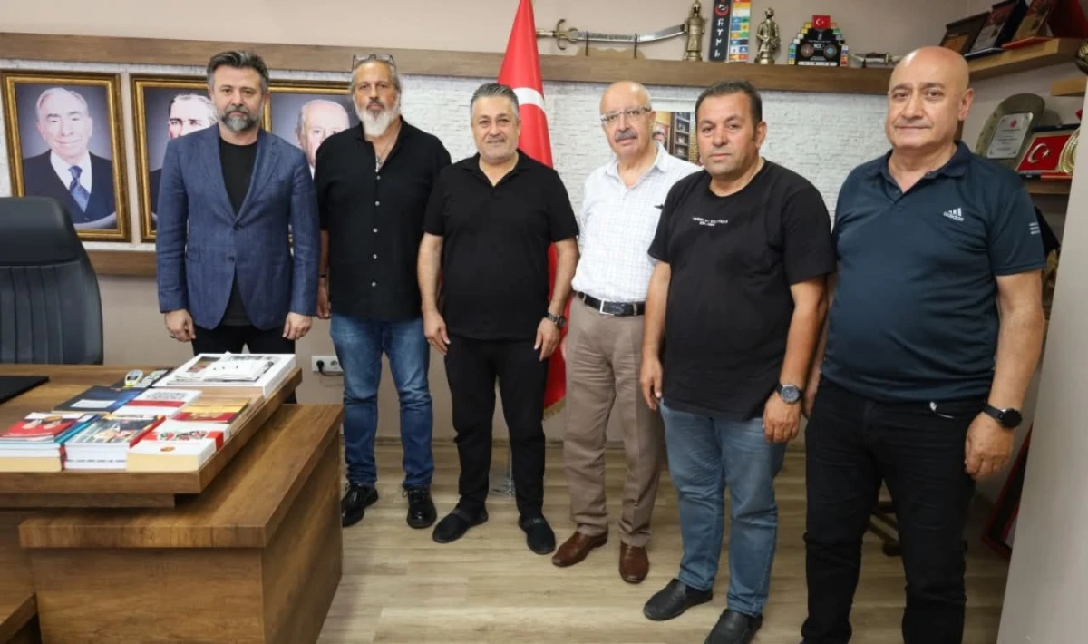 GMC Gazeteciler ve Medyacılar Cemiyeti’nden MHP İl Başkanlığına Ziyaret
