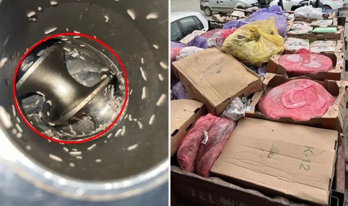 Gökçeada’daki Şarküteride Hijyen Skandalı: Kurtlanmış Kıyma Makinesi