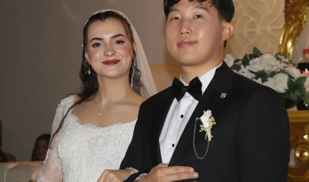 Güney Koreli Damat ile Rizeli Gelin Dünyaevine Girdi