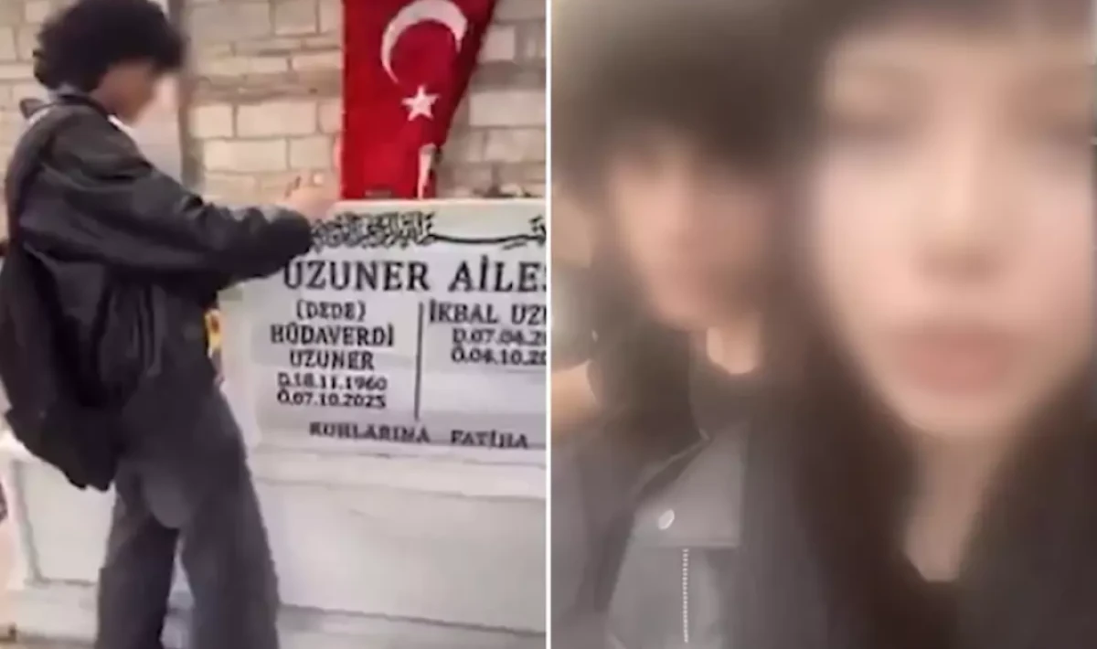 İkbal Uzuner’in Mezarında Tepki Çeken Görüntüler