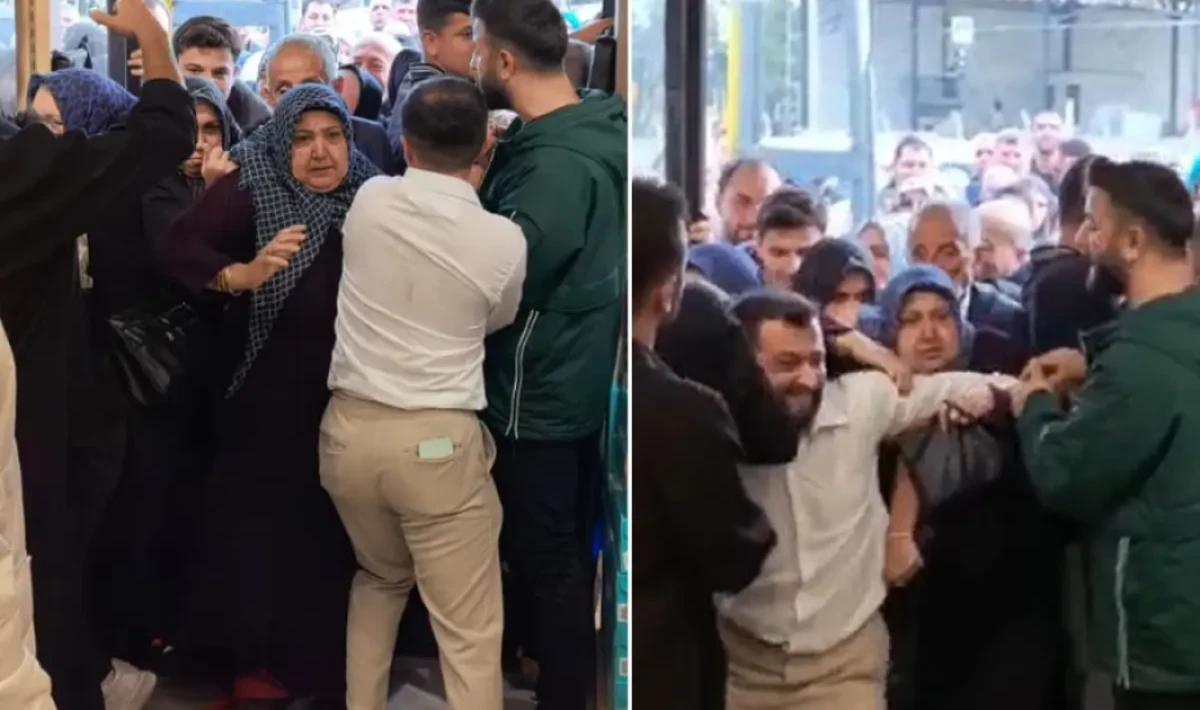 İnegöl’de 10 TL’lik İndirim İçin Mağaza Açılışında İzdiham