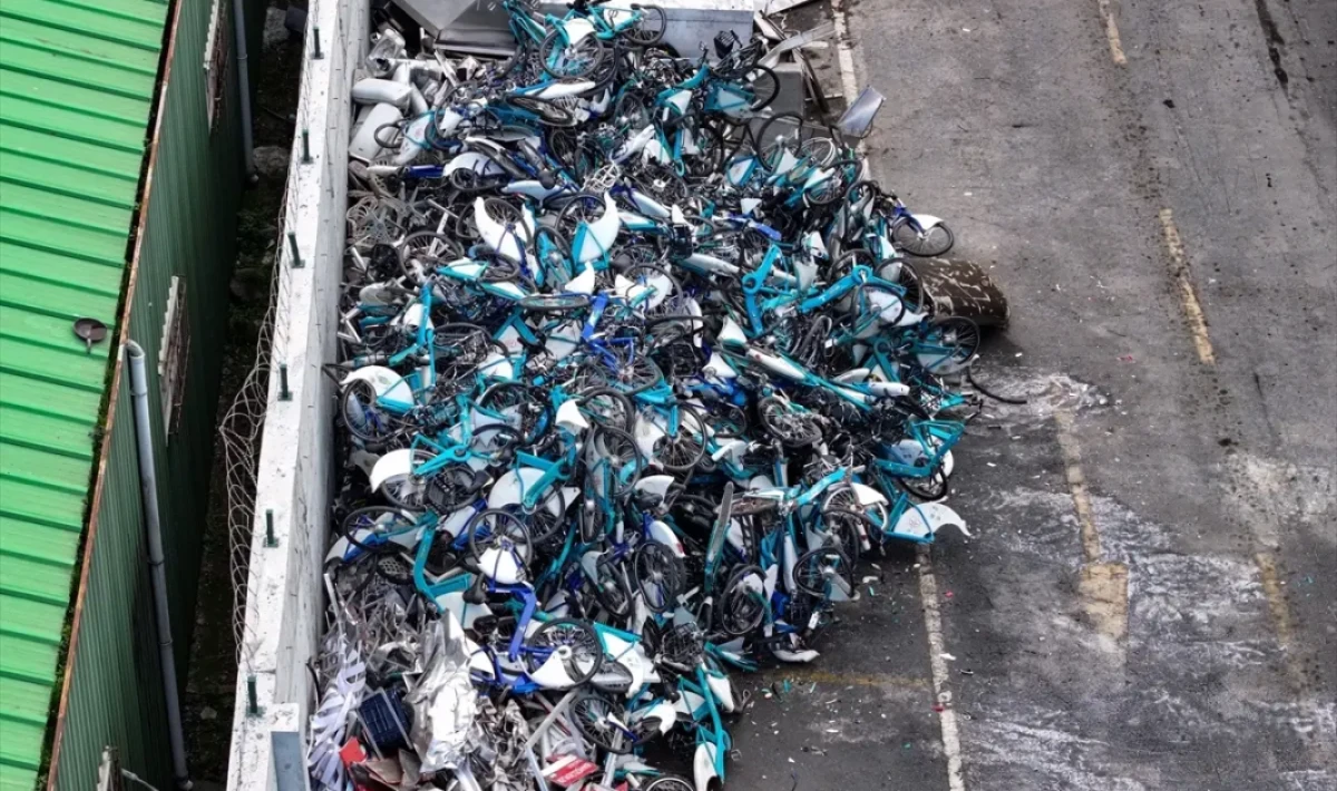 İSBİKE Bisikletleri Kullanılmadığı İçin Hurdaya Ayrıldı