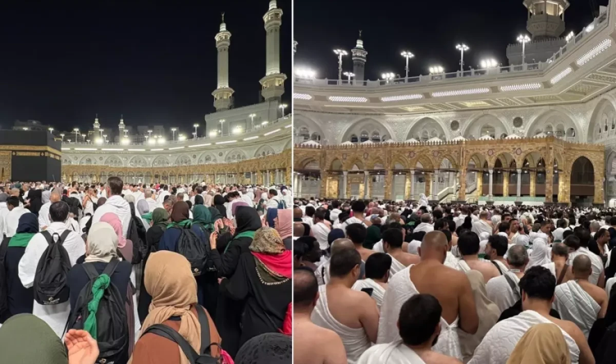 Kâbe’de Yılbaşı Gecesi Tarihi Yoğunluk: Mescid-i Haram İnsan Seline Döndü