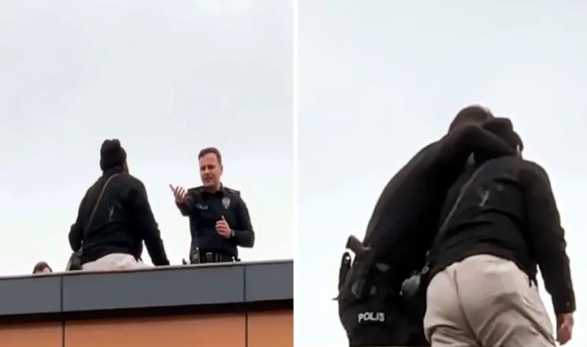 Kapıcıda İntihar Girişimi: Polis İkna Etti