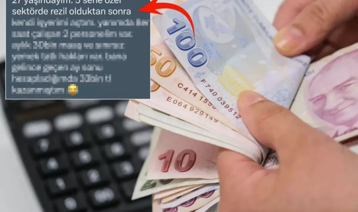 Kendi işini kurup çalışanıyla aynı parayı kazanan adam