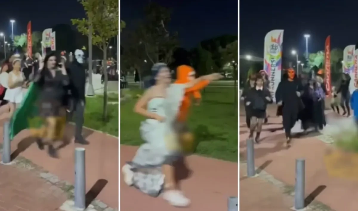 Kostümünü Giyen Parkta Koştu, Kimse Ne Olduğunu Anlamadı