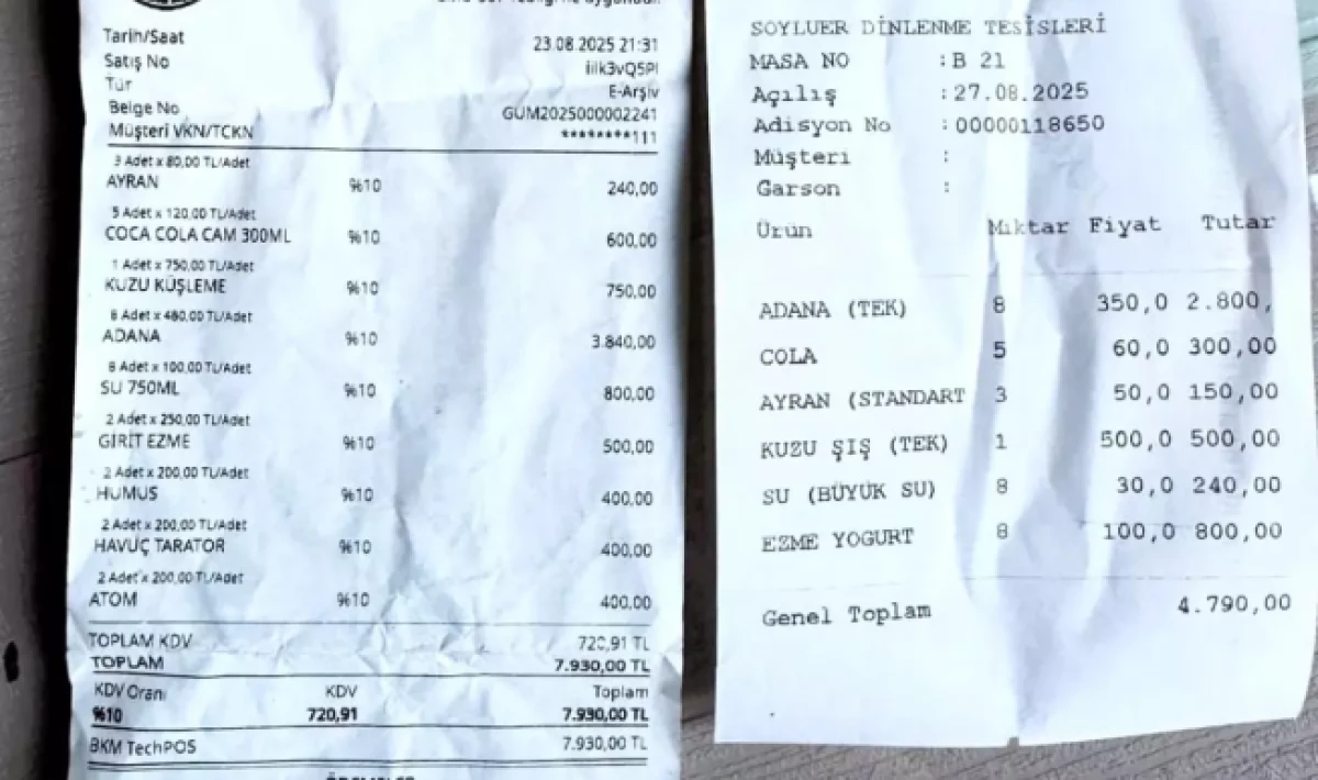 Merkezefendi Belediyesi Sosyal Tesislerinde Aşırı Fiyat Şoku