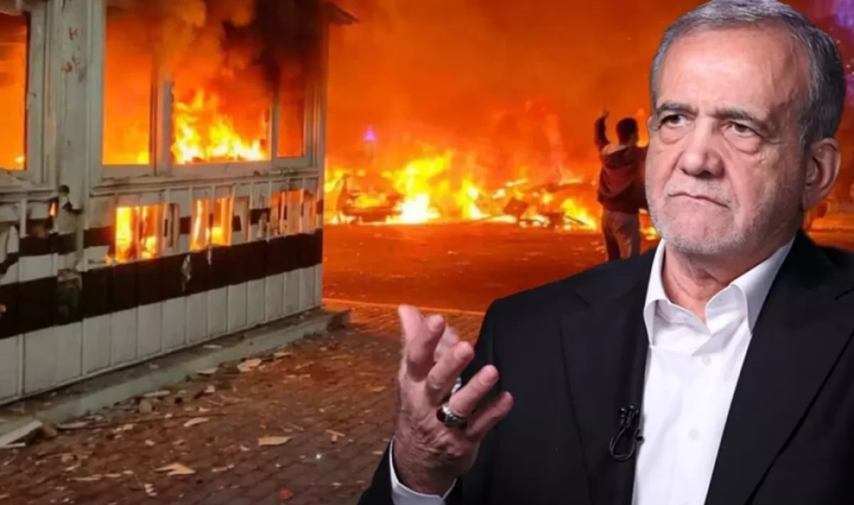 Pezeşkiyan’dan Protestolara Sert Mesaj: “Kargaşa Çıkaranlar Halk Değil, Ülkeye Sokulan Teröristlerdir”