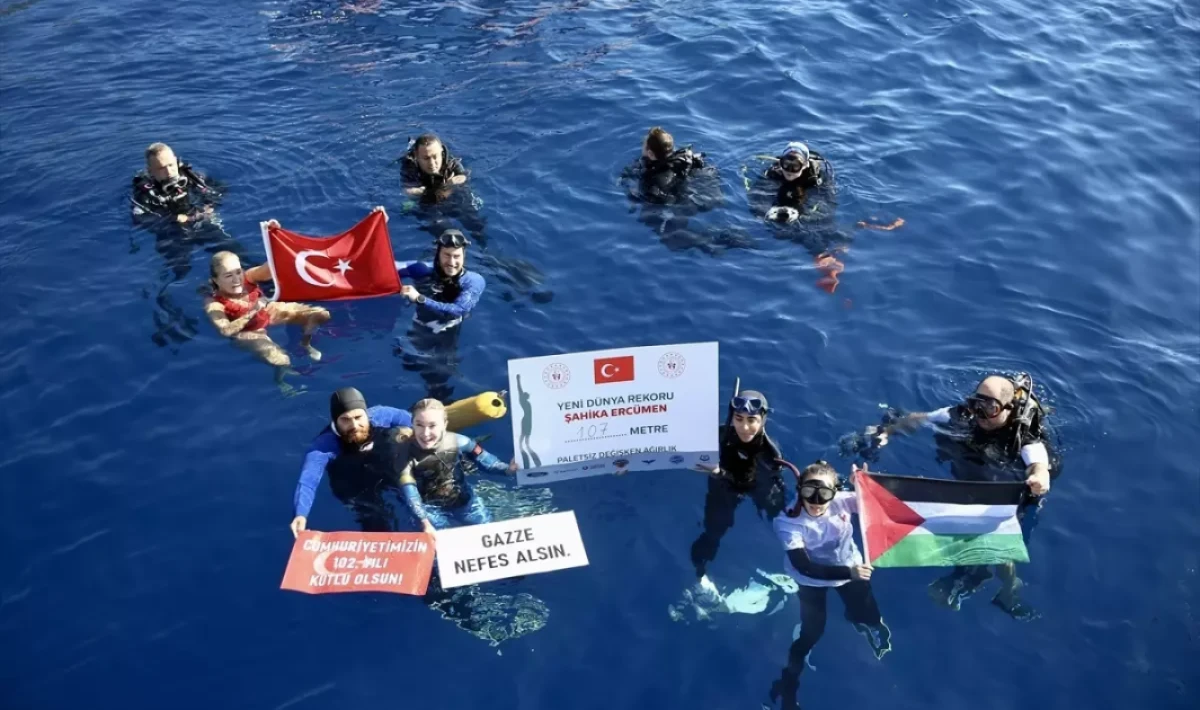 Şahika Ercümen’den Gazze Desteği ve Yeni Dünya Rekoru