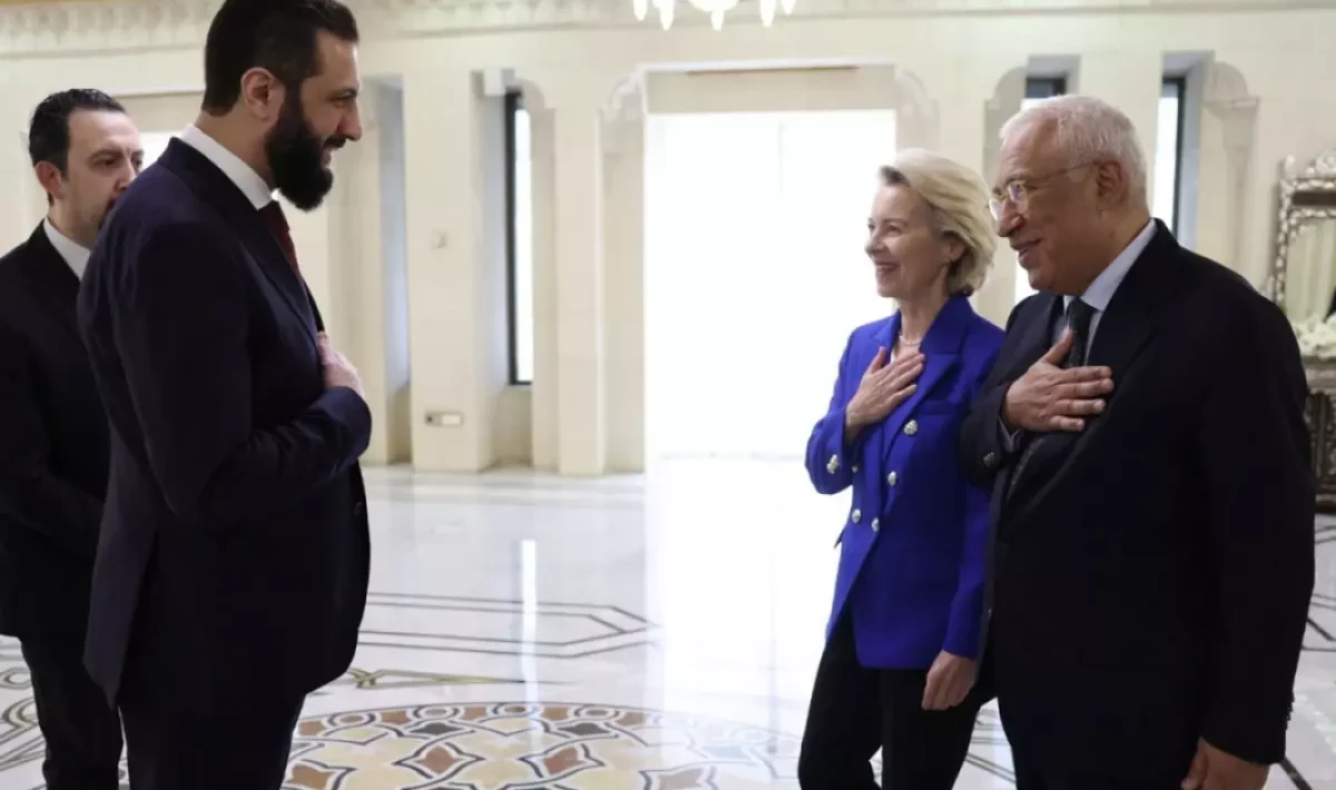 Şara’dan Günler Sonra En Net Fotoğraf: Şam’da AB Liderleriyle Kritik Görüşme