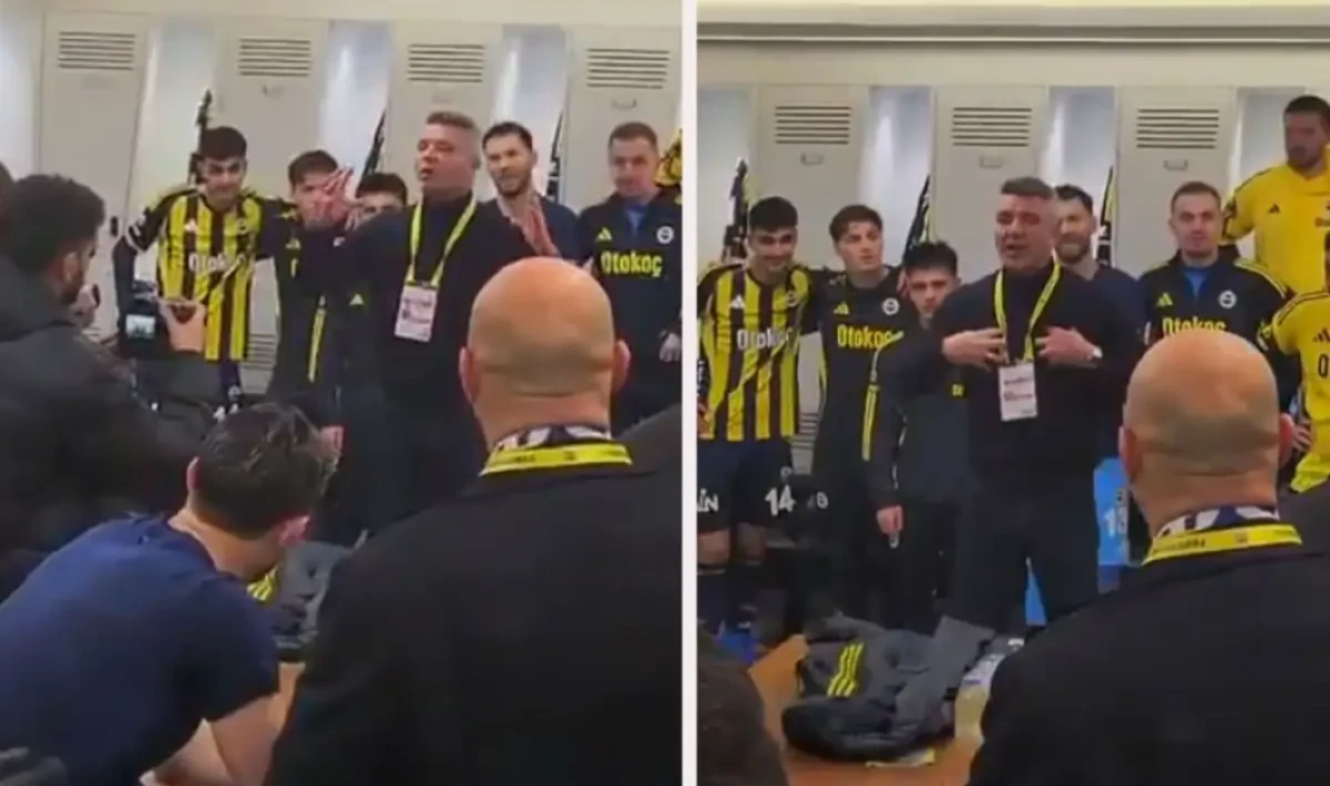 Süper Kupa Zaferinin Ardından Soyunma Odasında Duygusal Anlar: Sadettin Saran’a Tezahürat