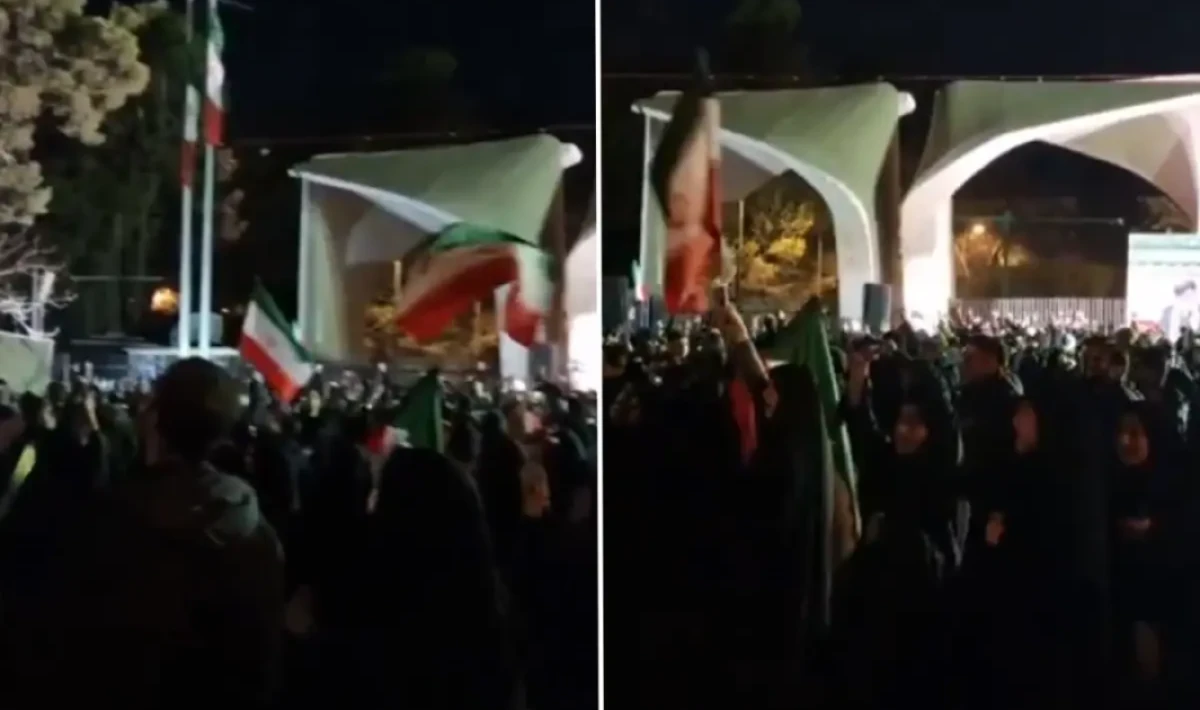 Tahran’da gece boyunca patlama sesleri