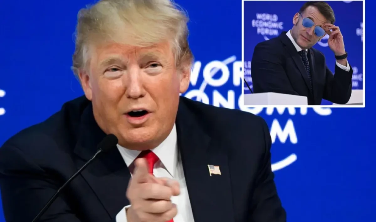 Trump’tan Davos’ta Macron’un Güneş Gözlüğüne Alaycı Gönderme