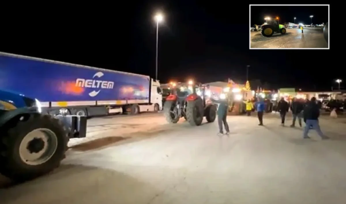 Yunan çiftçiler İpsala Sınır Kapısı’nda geçişleri engelledi — Sınırda gerginlik arttı